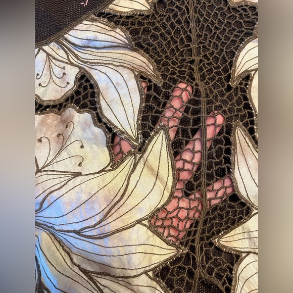 RARE GEM! Free People Crocheted and Beaded Vintage Tank - Picture 6 of 6